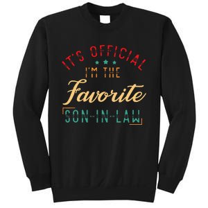 It's O.fficial I'm The Favorite SoninLaw Birthday Christmas  Sweatshirt