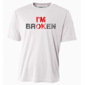 Im Ok Im Broken Invisible Illness Men Women I Am Ok Broken Cooling Performance Crew T-Shirt