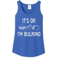 It's Ok I'm Bulking Funny Cheat Day Fitness Workout Gift Ladies Essential Tank