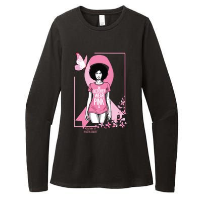 In October I Wear Apparel Womens CVC Long Sleeve Shirt