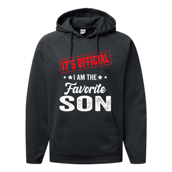 Its Official Im The Favorite Son Performance Fleece Hoodie