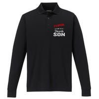 Its Official Im The Favorite Son Performance Long Sleeve Polo