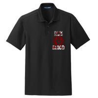 Im Ok Its Not My Blood Sarcastic Halloween Dry Zone Grid Polo