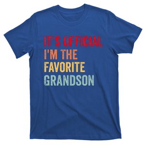 It's O.fficial I'm The Favorite Grandson Gifts Grandpa  T-Shirt