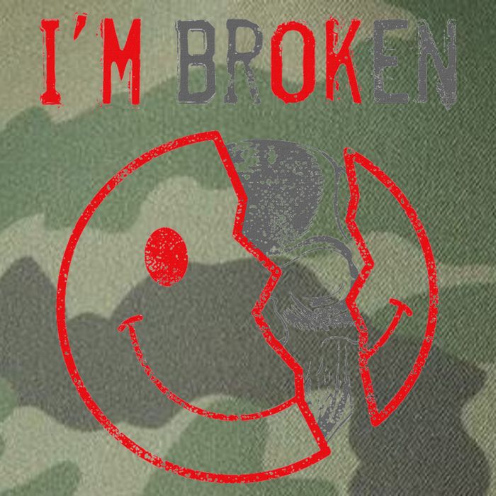 IM Ok IM Broken Invisible Illness I Am Ok Broken Legacy Tie Dye Trucker Hat