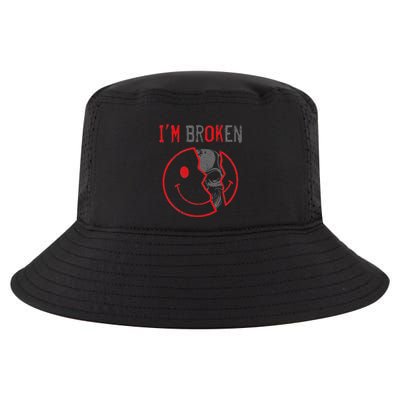 IM Ok IM Broken Invisible Illness I Am Ok Broken Cool Comfort Performance Bucket Hat