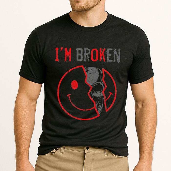 IM Ok IM Broken Invisible Illness I Am Ok Broken Performance Shirt