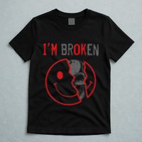 IM Ok IM Broken Invisible Illness I Am Ok Broken T-Shirt