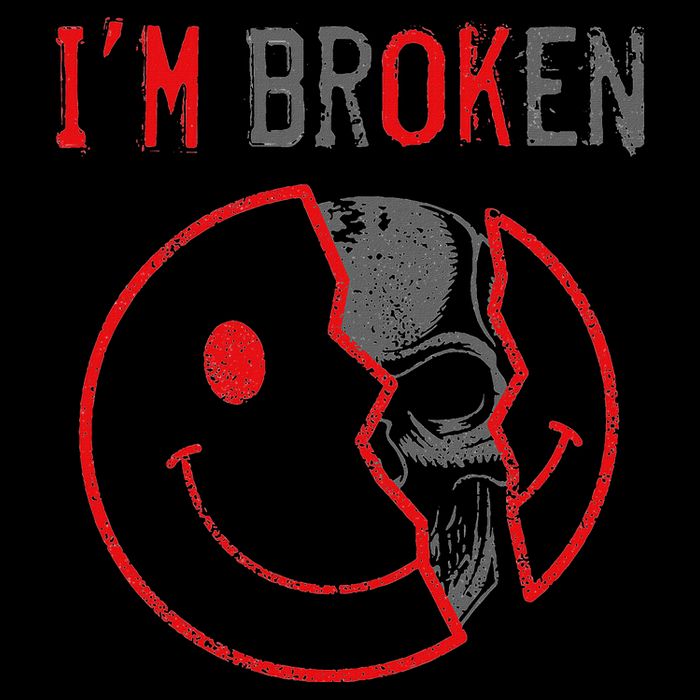 IM Ok IM Broken Invisible Illness I Am Ok Broken Sustainable Bucket Hat