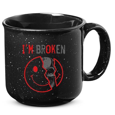 IM Ok IM Broken Invisible Illness I Am Ok Broken 15oz Campfire Ceramic Mug
