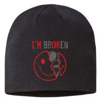 IM Ok IM Broken Invisible Illness I Am Ok Broken Sustainable Beanie
