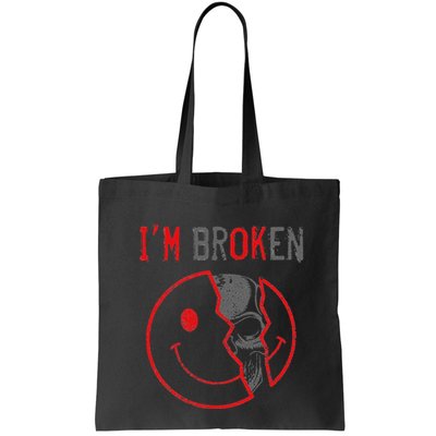 IM Ok IM Broken Invisible Illness I Am Ok Broken Bag