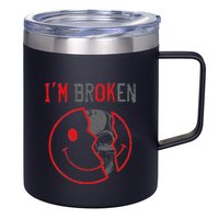 IM Ok IM Broken Invisible Illness I Am Ok Broken 12oz Stainless Steel Coffee Mug