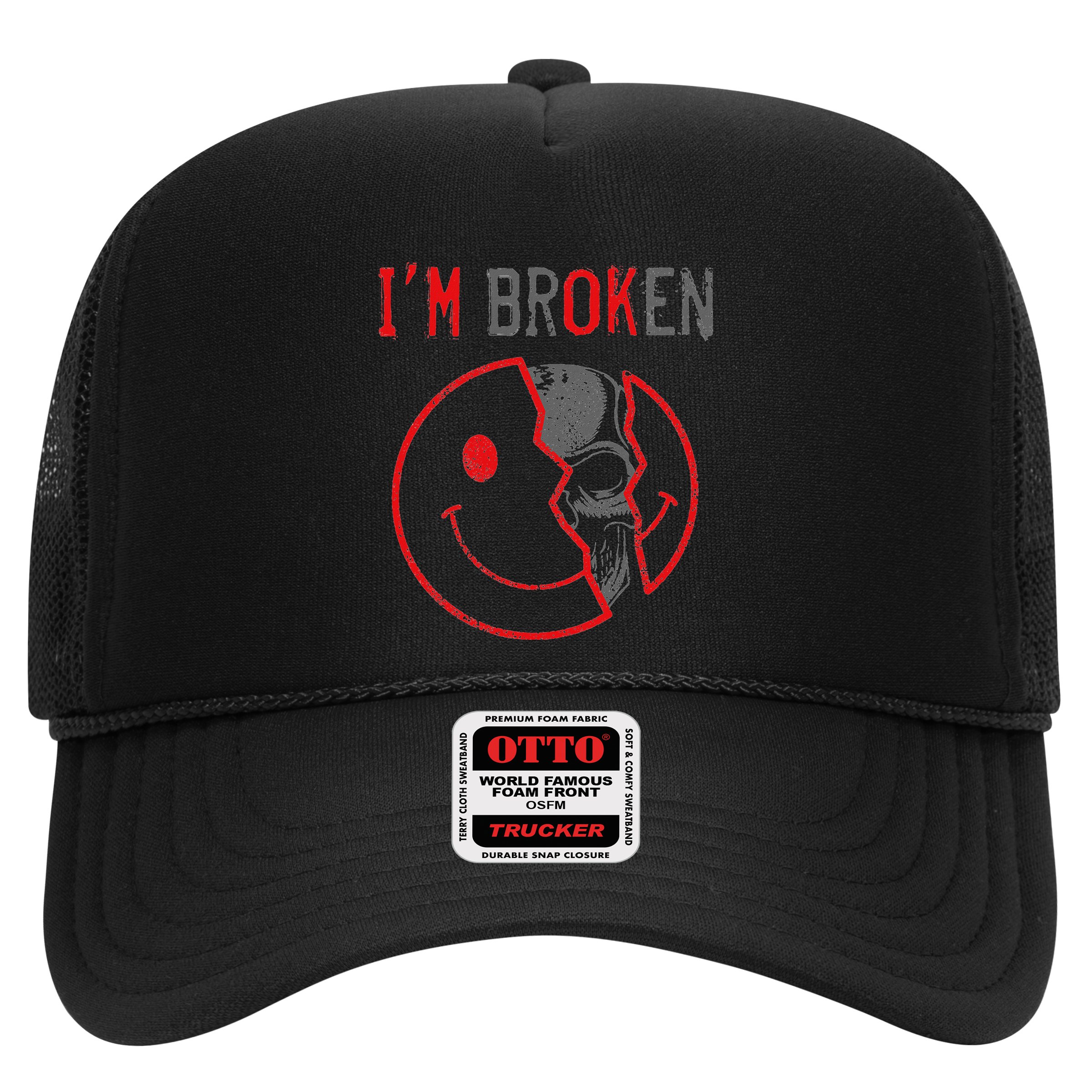 IM Ok IM Broken Invisible Illness I Am Ok Broken Hat