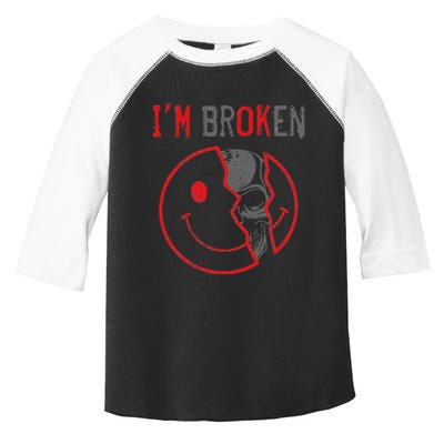 IM Ok IM Broken Invisible Illness I Am Ok Broken Toddler Fine Jersey T-Shirt