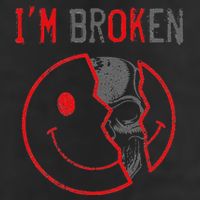 IM Ok IM Broken Invisible Illness I Am Ok Broken Golf Towel