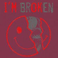 IM Ok IM Broken Invisible Illness I Am Ok Broken 16oz Travel Tumbler