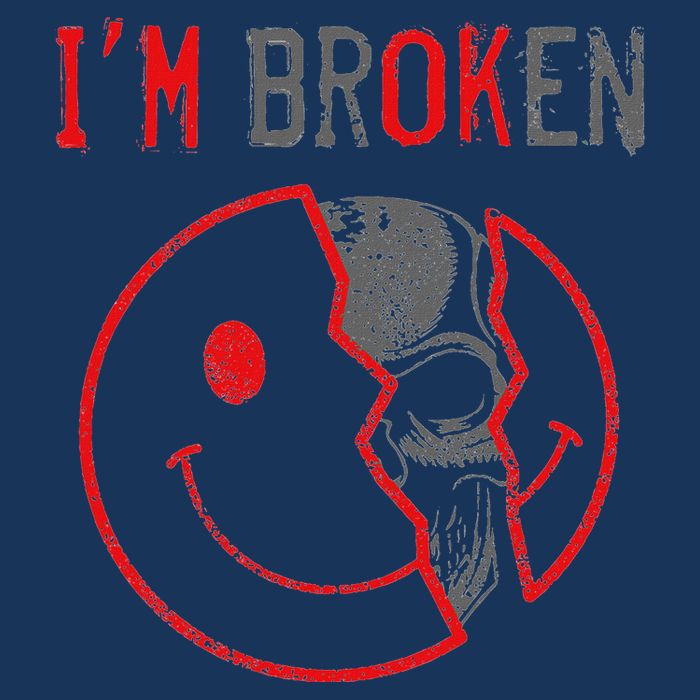 IM Ok IM Broken Invisible Illness I Am Ok Broken Infant Baby Jersey Bodysuit