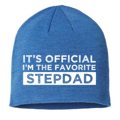 It's Officiclal I'm Bonusmeaningful Giftdad Bonus Father Stepdad Cool Gift Sustainable Beanie