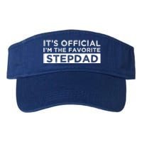 It's Officiclal I'm Bonusmeaningful Giftdad Bonus Father Stepdad Cool Gift Valucap Bio-Washed Visor