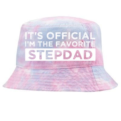 It's Officiclal I'm Bonusmeaningful Giftdad Bonus Father Stepdad Cool Gift Tie-Dyed Bucket Hat