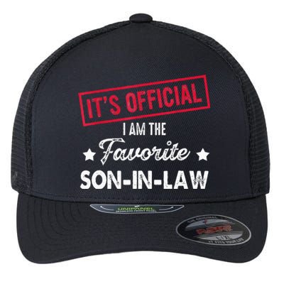 It's O.fficial I'm The Favorite SonInLaw  Flexfit Unipanel Trucker Cap