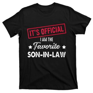 It's O.fficial I'm The Favorite SonInLaw  T-Shirt