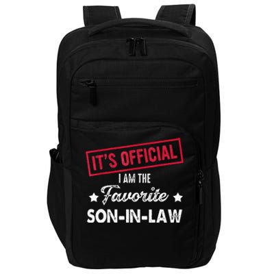 It's O.fficial I'm The Favorite SonInLaw  Impact Tech Backpack