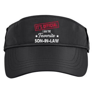 It's O.fficial I'm The Favorite SonInLaw  Adult Drive Performance Visor