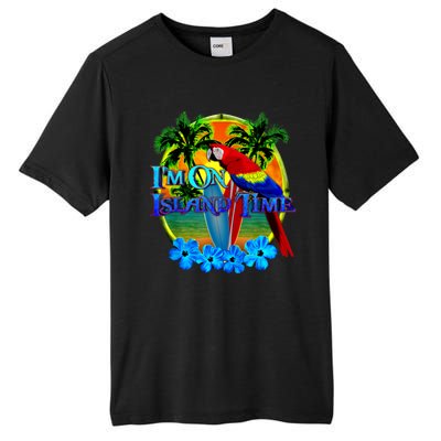 Im On Island Time Tropical Beach Tall Fusion ChromaSoft Performance T-Shirt