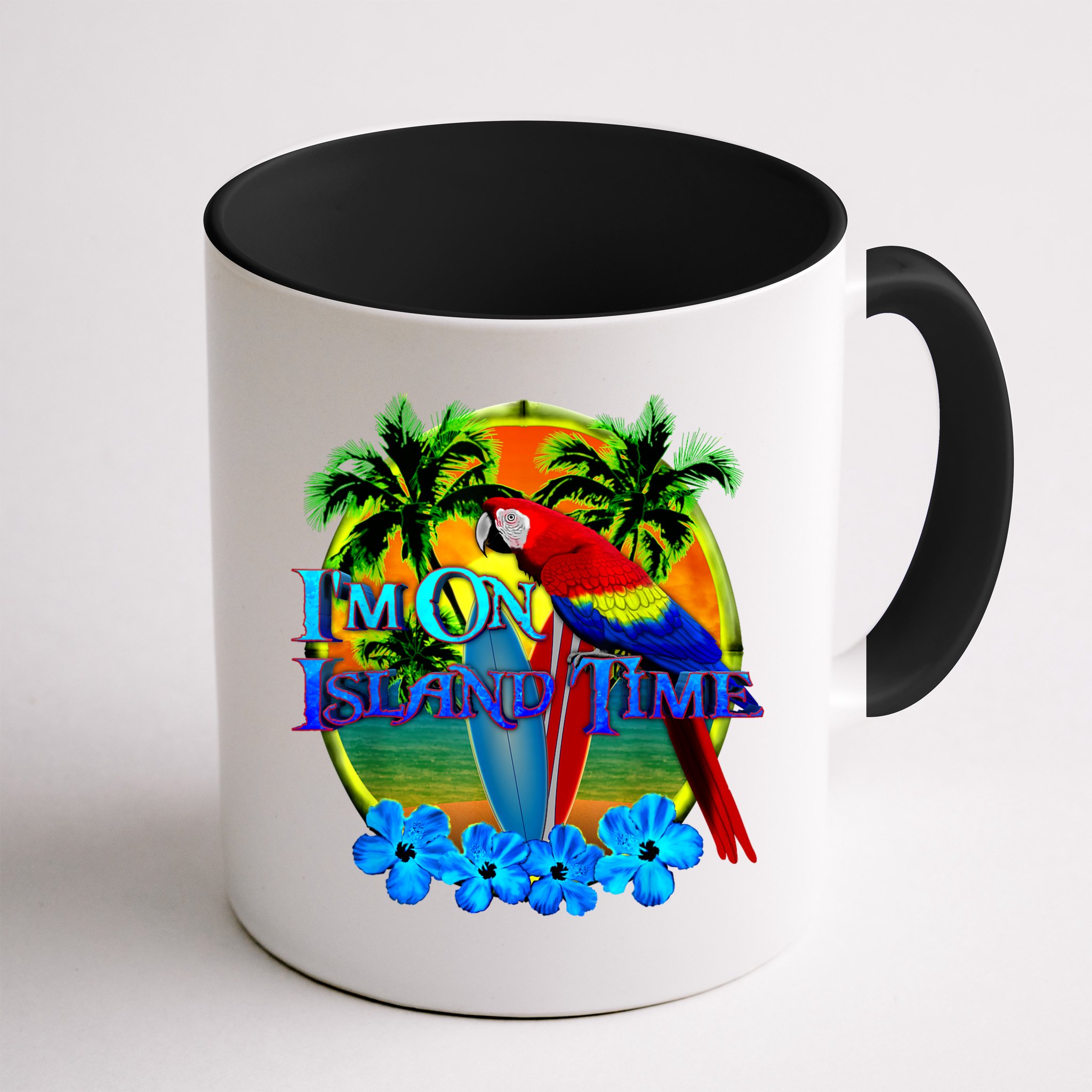 Im On Island Time Tropical Beach Mug
