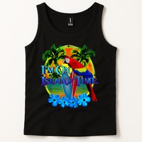 Im On Island Time Tropical Beach Tank Top