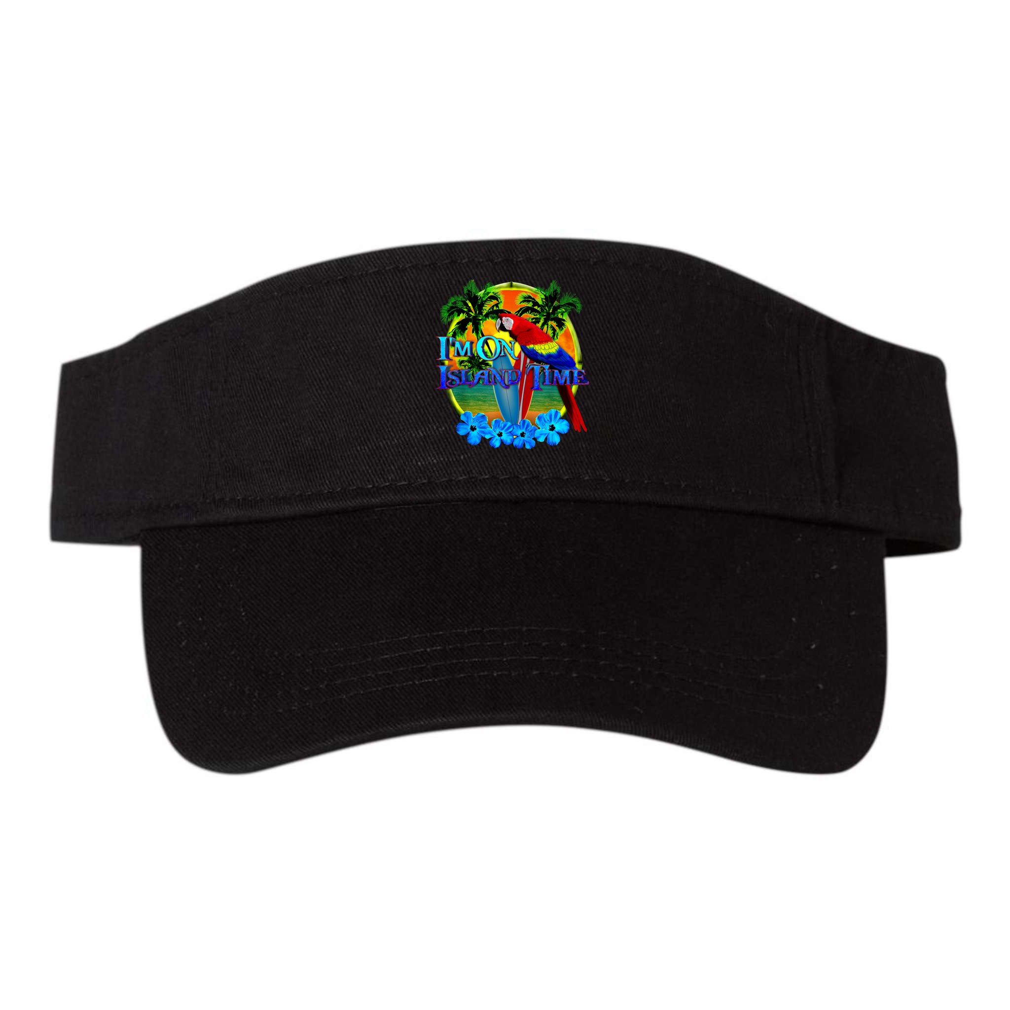 Im On Island Time Tropical Beach Visor