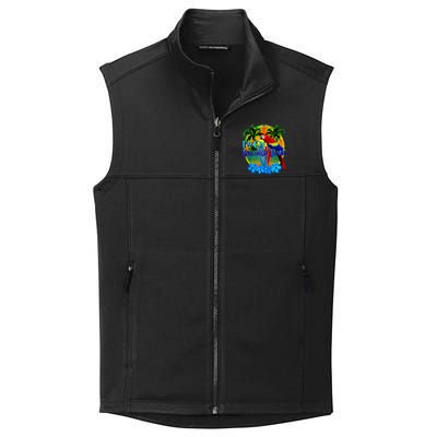 Im On Island Time Tropical Beach Collective Smooth Fleece Vest