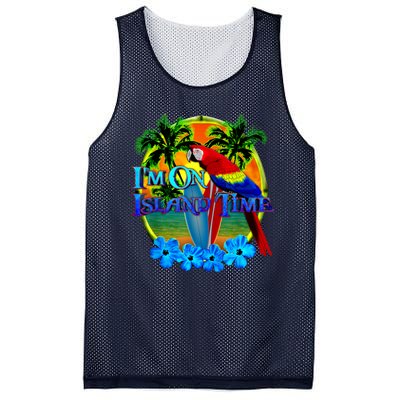 Im On Island Time Tropical Beach Mesh Reversible Basketball Jersey Tank