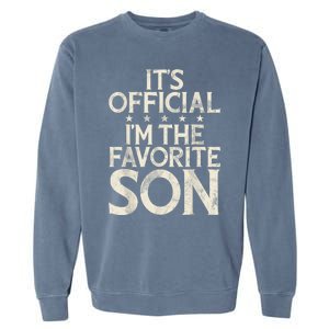 Its Official Im The Favorite Son Garment-Dyed Sweatshirt