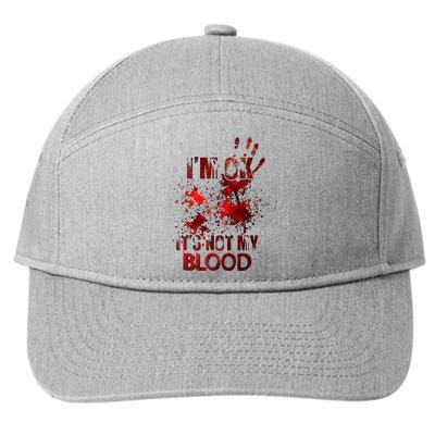 IM Ok ItS Not My Blood 7-Panel Snapback Hat