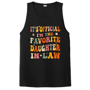 It's O.fficial I'm The Favorite Daughter In Law Funny Wedding PosiCharge Competitor Tank