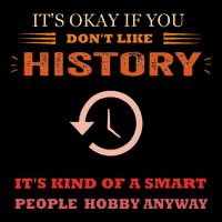 ItS Ok If You DonT Like History Funny History Drawstring Bag