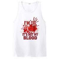 Im Ok It Is Not My Blood Halloween Costume PosiCharge Competitor Tank