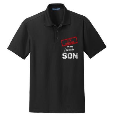 Its Official IM The Favorite Son Dry Zone Grid Polo