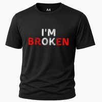 IM Ok IM Broken Invisible Illness IM Ok Broken Cooling Performance Crew T-Shirt