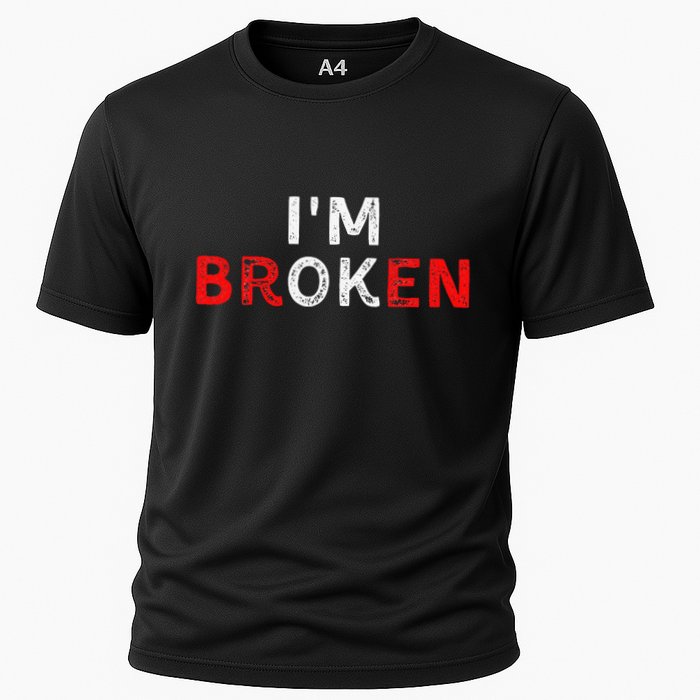 IM Ok IM Broken Invisible Illness IM Ok Broken Cooling Performance Crew T-Shirt