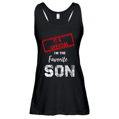 It's O.fficial I'm The Favorite Son Ladies Essential Flowy Tank