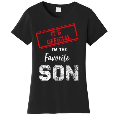 It's O.fficial I'm The Favorite Son Women's T-Shirt