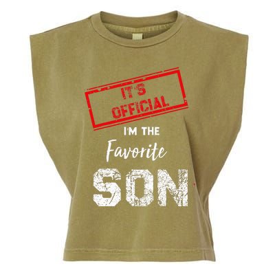 It's O.fficial I'm The Favorite Son Garment-Dyed Women's Muscle Tee