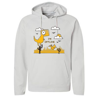 I'm Offline Performance Fleece Hoodie