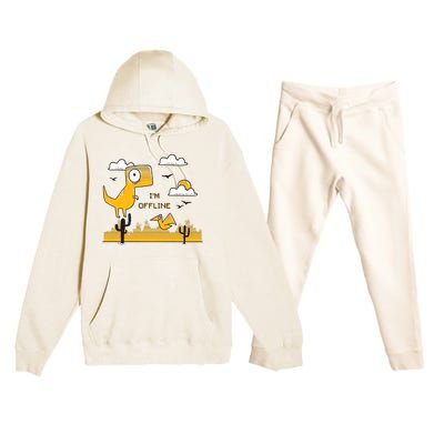 I'm Offline Premium Hooded Sweatsuit Set