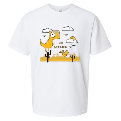 I'm Offline Sueded Cloud Jersey T-Shirt