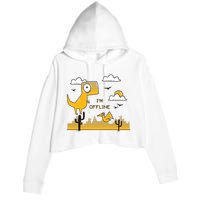 I'm Offline Crop Fleece Hoodie